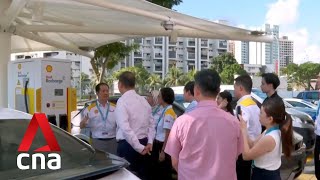 EV users can access solar-power EV charging points across 3 Shell stations