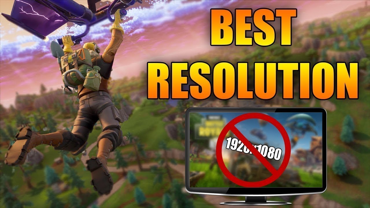 How To Get 1440 1080 Resolution Fortnite Youtube