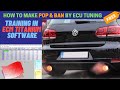 How make pop and bang/back fire by ECU tune in ECM TITANIUM tutorial (Free)