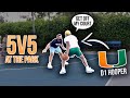 D1 Hoopers KICKED Me Off The COURT In MIAMI ! (Mic’d Up 5v5)