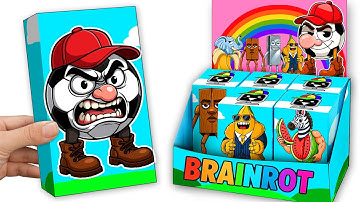 💖Paper DIY💖 UNBOXING Alessiooooooo Blind Box - Open All ITALIAN BRAINROT MYSTERY BOX