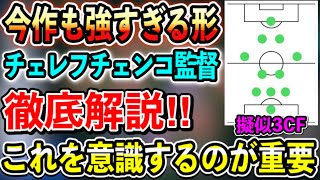 【今週注目の擬似3CF】チェレフチェンコ監督徹底解説！戦い方がめっちゃ重要！【ウイイレアプリ2021】