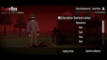 Gorebox demonstration 1- Character customization