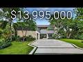 Inside a $13,995,000 Mansion w/ 134FT of WATERFRONT, Movie Theatre, 100ft DRIVEWAY! Fort Lauderdale!