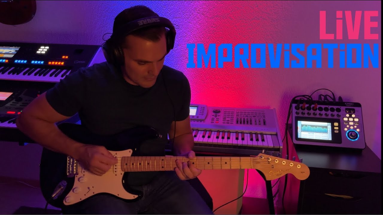 "Live Improvisation" - performed by Stefan Langolf - Fender Squier & Ketron Audya 5