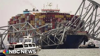 NTSB says 56 containers of hazardous materials were on cargo ship