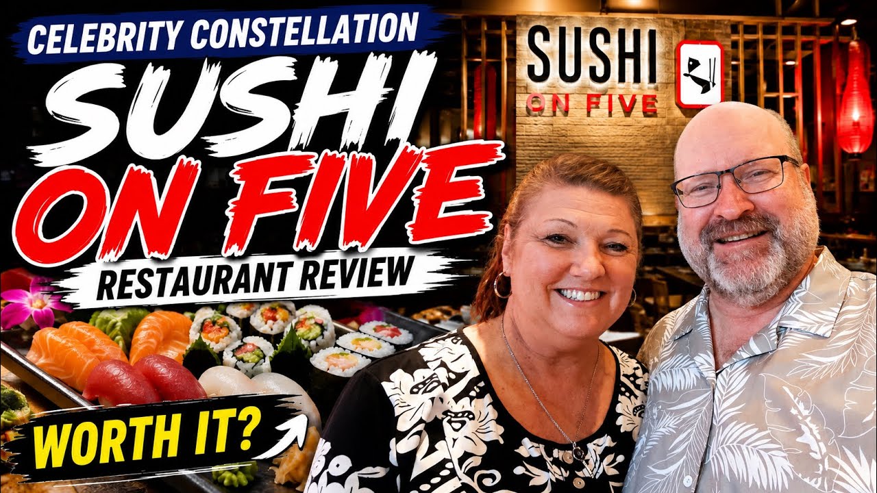 Celebrity Constellation Sushi on Five Review 🍣 | Is It REALLY Worth the Extra Cost?