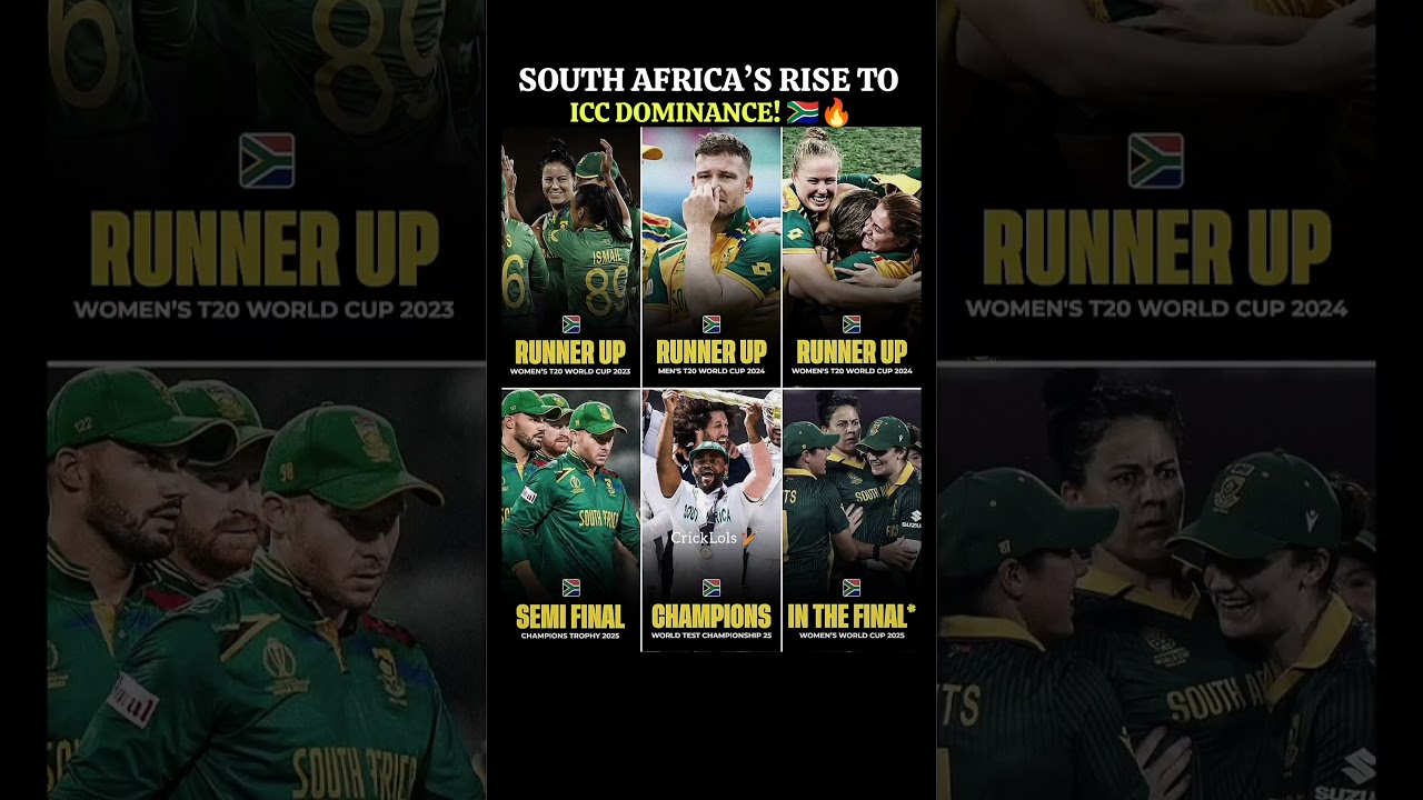 South Africa’s Rise to ICC Dominance! 🇿🇦🔥