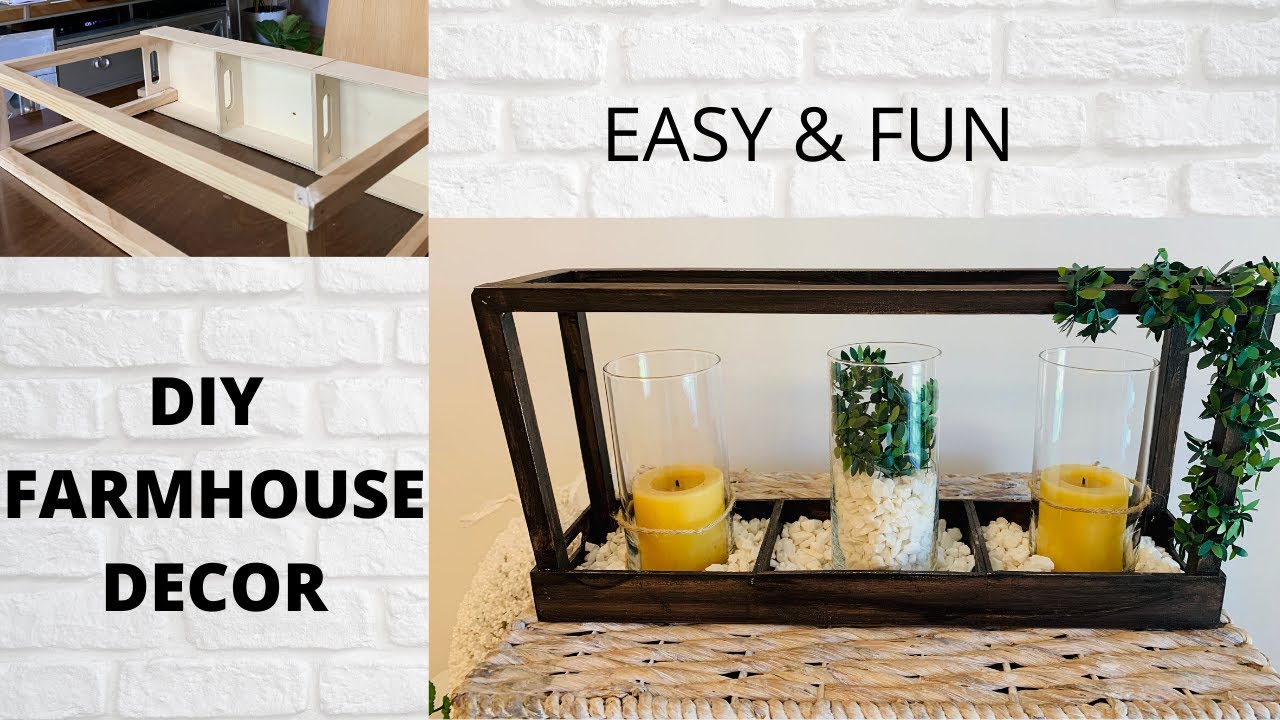 DOLLAR TREE FARMHOUSE DIY - YouTube