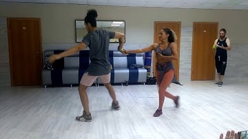 Felipe Garcia and Erica Tintel. Zouk demo2