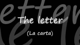 The letter- Hookbastank Sub. Español