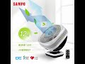 SAMPO聲寶 12吋 6段速微電腦遙控3D自動擺頭DC直流循環扇 SK-12H20A product youtube thumbnail