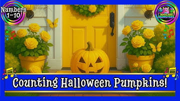 Counting Halloween Pumpkins! | 1-10 | Fun Counting Song | Magic Mini Monsters #magicminimonsters