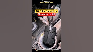 How To Open AC Condenser Filter | Super Easy Car AC Hack!#automobile #shorts