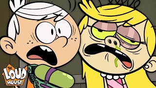 Lincoln Gets Attacked by Zombie Sisters! | "One Flu Over the Loud House" Full Scene | The Loud House screenshot 4