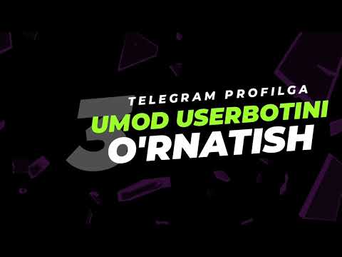 Telegram profilga UMod UserBotini oʻrnatish! #umod #userbot #termux #magic #lovemagic #telegram