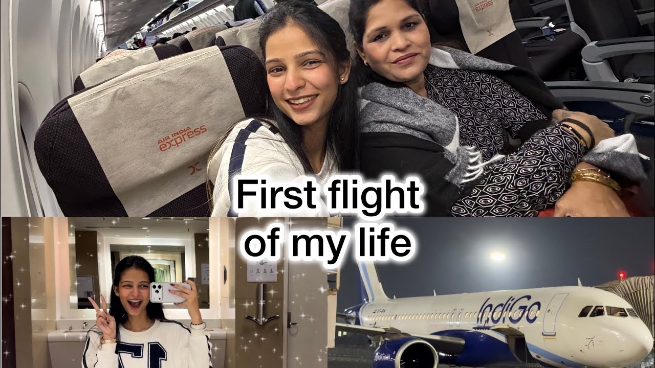 😱 OMG! My lifes first aeroplane ✈️ journey 😍Trip from Mumbai To Jamshedpur || The Pooja Kaur Vlog 18