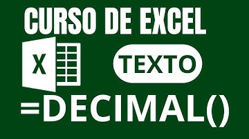 FUNCIÓN DECIMAL | CURSO EXCEL