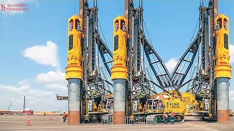 Extremely Modern Giant Steel Pile Pressing Technology,Top Welding Skills and Welding Technology