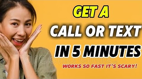 Receive an Immediate Text Or Call After Listening For Just 5 Minutes | MUST TRY!