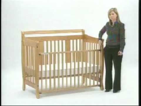 baby cot with drop down side