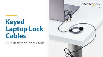 Secure Laptops and Devices with Keyed Cable Locks | StarTech.com