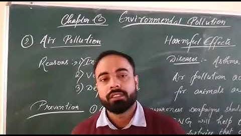 class 8 social science chapter 2 Environmental Pollution - Air pollution