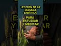 LECCIÓN DE LA ESCUELA SABÁTICA VIERNES 10 ABRIL #biblia