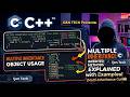 Multiple Inheritance in C++ Explained In Hindi Urdu 2026 | Lecture 8 (Super Easy with Examples)