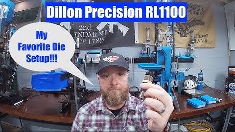 Dillon Precision RL1100 | Die setup to Eliminate Coke Bottle or Hour glass Cartridges