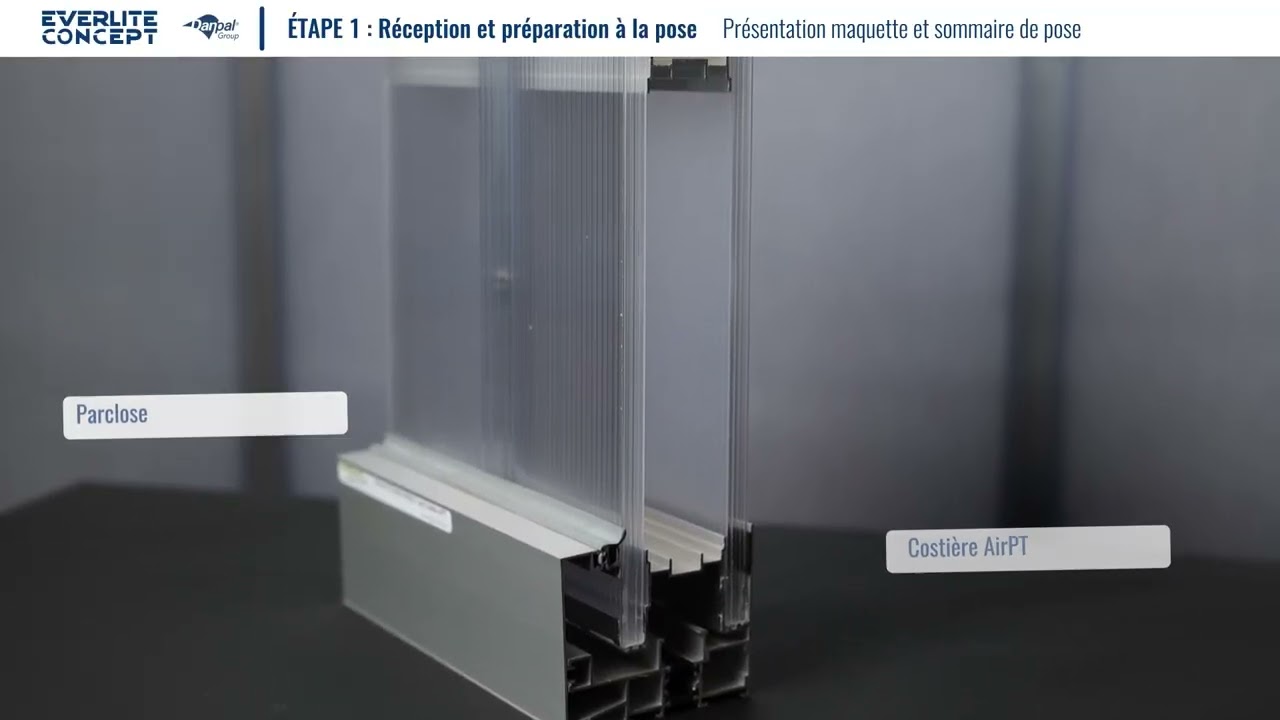 Présentation maquette K7 & sommaire de pose
