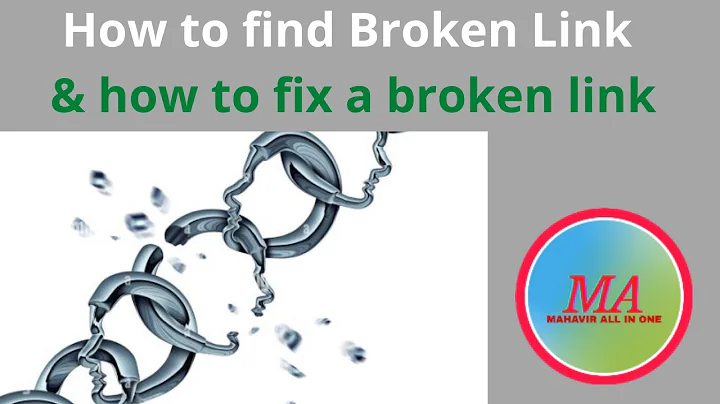 broken links were found, broken link/random/mega –menu,how to find a broken link and fix