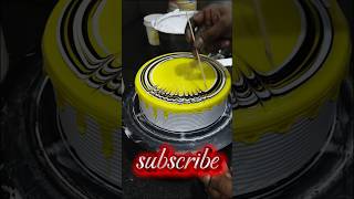 pineapple new design cake! 1kg counter cake! Today is my birthday cake! designs cream cake