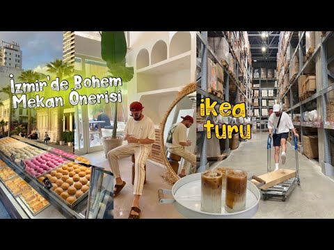 İzmir'de Yeni Kahve Mekan Önerisi | İkea Turu ve Yemek Fiyatları,  İzmir Tatil Vlog