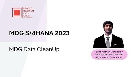 SAP Master Data Governance (MDG) | MDG S/4HANA 2023 | Staging Table Record Cleansing