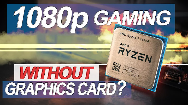 AMD Ryzen 5 3400Gでグラフィックスカードなしで1080pゲーミング！