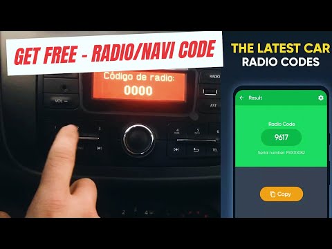 Radio Code Key Code Input For Ford Sony CD & 6 CD Generation 2
