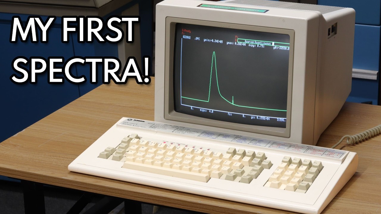 I Take My First Spectra with the PDP-11/73 and Bomem FTIR!