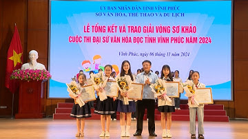 Tổng kết, trao giải cuộc thi Đại sứ văn hóa đọc cấp tỉnh