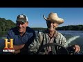 Swamp People: Troy & Old Timer Mr. Roy Catch *HUGE GATORS* (Season 7) | History