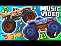 Tiger Shark and Bigfoot Official Music Videos! + More Songs for Kids - Hot Wheels 🎵 😁