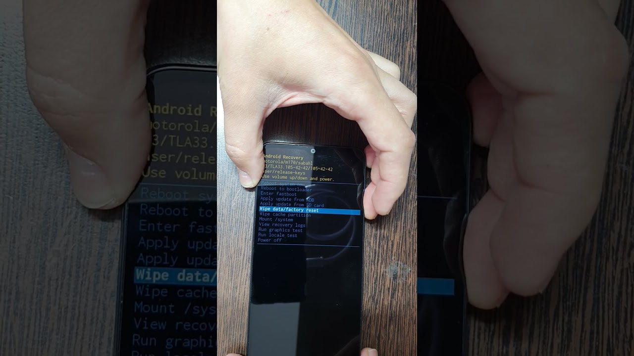 Moto G13 hard reset