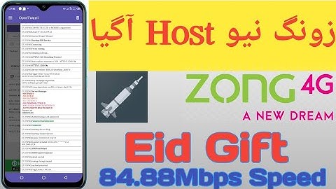 Zong Free Internet Open Tunnel New File | Free Internet Zong 2024