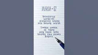 Warga  62 (BASSSOMBAR) · Ryo Bahow · Lyrics