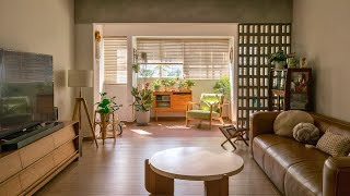 Inside A Family's 40Year Old HDB Home With An Indoor Garden Balcony