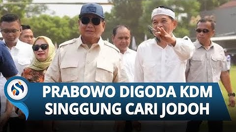 Momen Lucu! Dedi Mulyadi Goda Prabowo soal Susah Cari Jodoh di Depan Titiek Soeharto: Awas Kamu