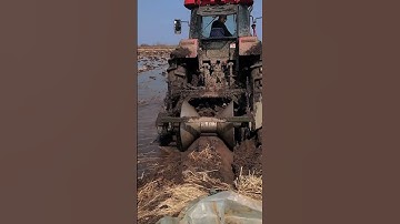 Simple Smart Idea to Level Land With Super Easy and Very Precise Modern Agricultural Tools #Shorts