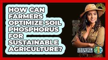 How Can Farmers Optimize Soil Phosphorus For Sustainable Agriculture? - Ecosystem Essentials