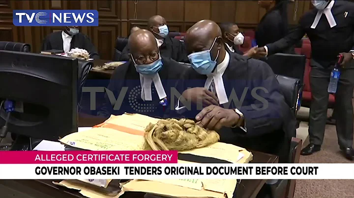 Alleged Certificate Forgery: Gov. Obaseki Tenders Original Document Before Court