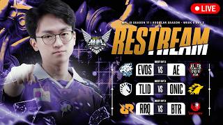 Download lagu RESTREAM MPL ID WEEK 6 DAY 2 | RRQ VS BTR